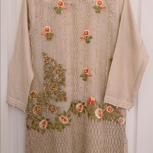 Agha noor 3pc party wear dress